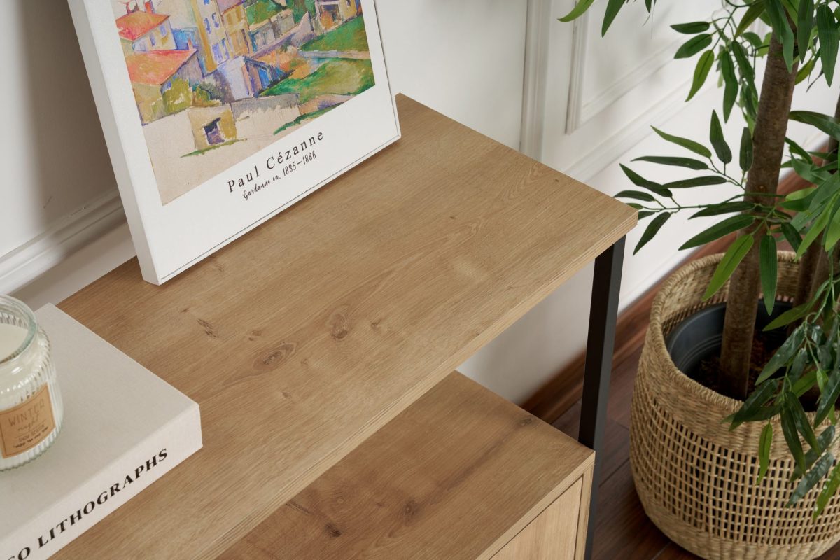 Solace - Oak, Black – Конзола - Image 5