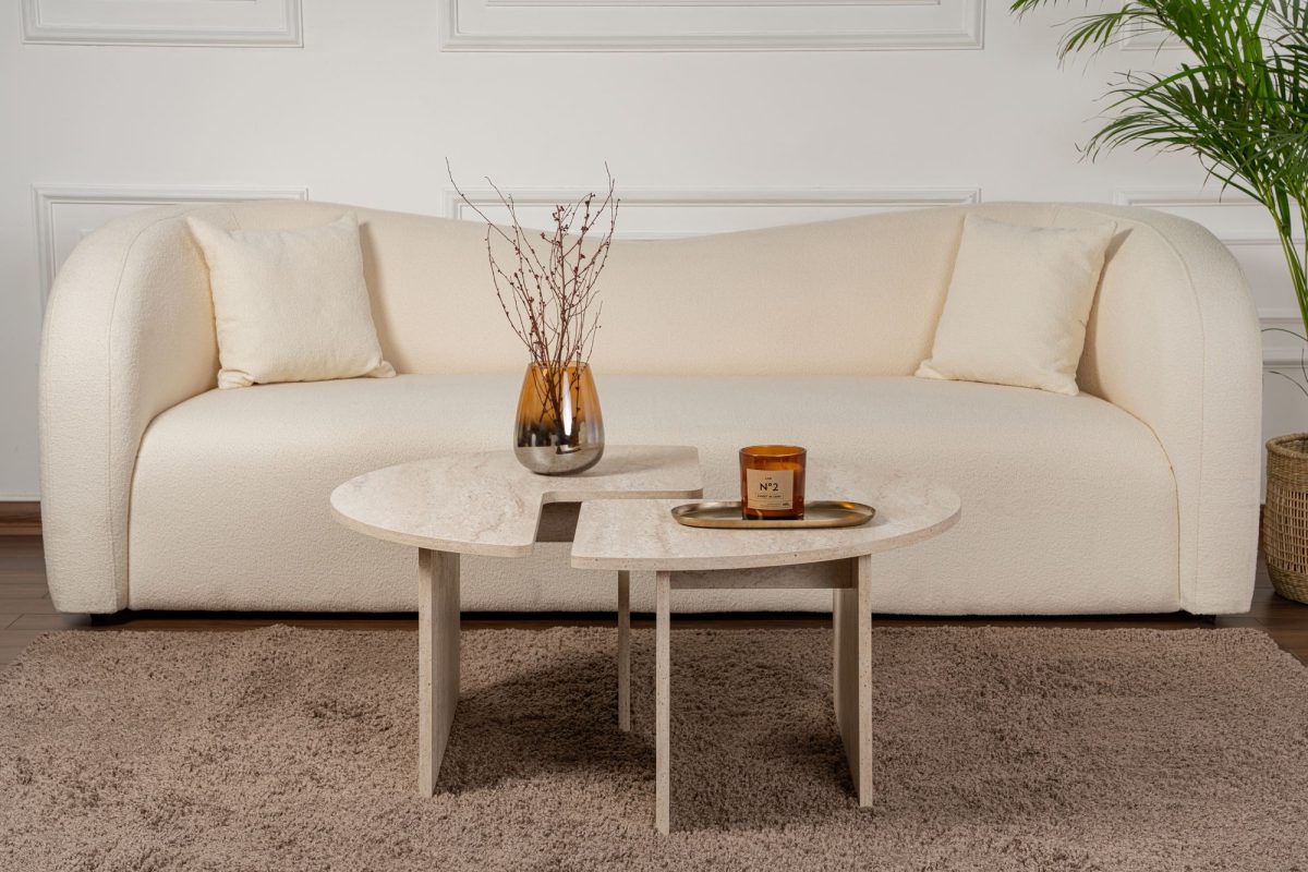 Moira - Travertine – Маса за кафе - Image 2