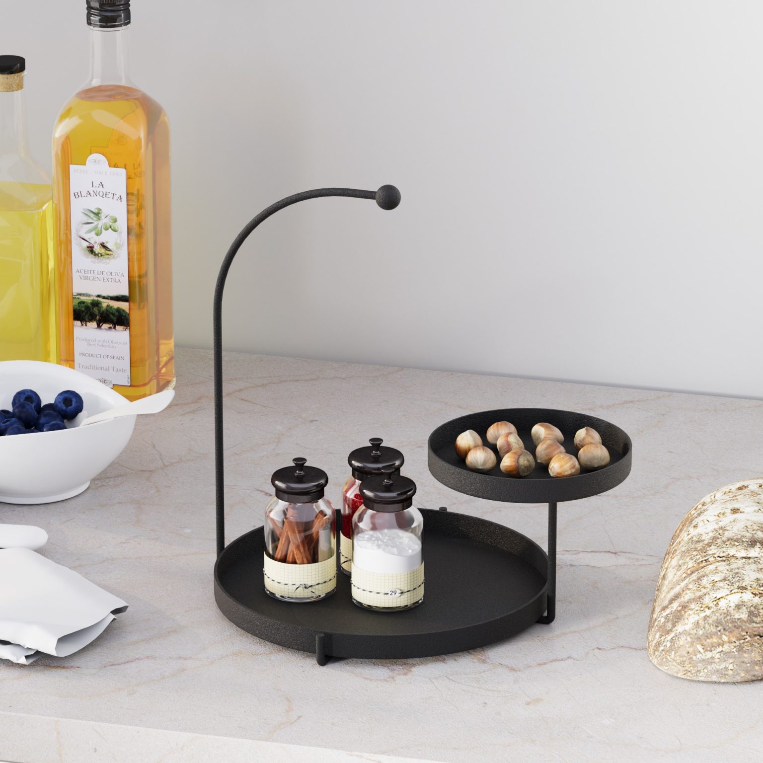 Knıdos - Black – Декоративен метален додаток - Image 3