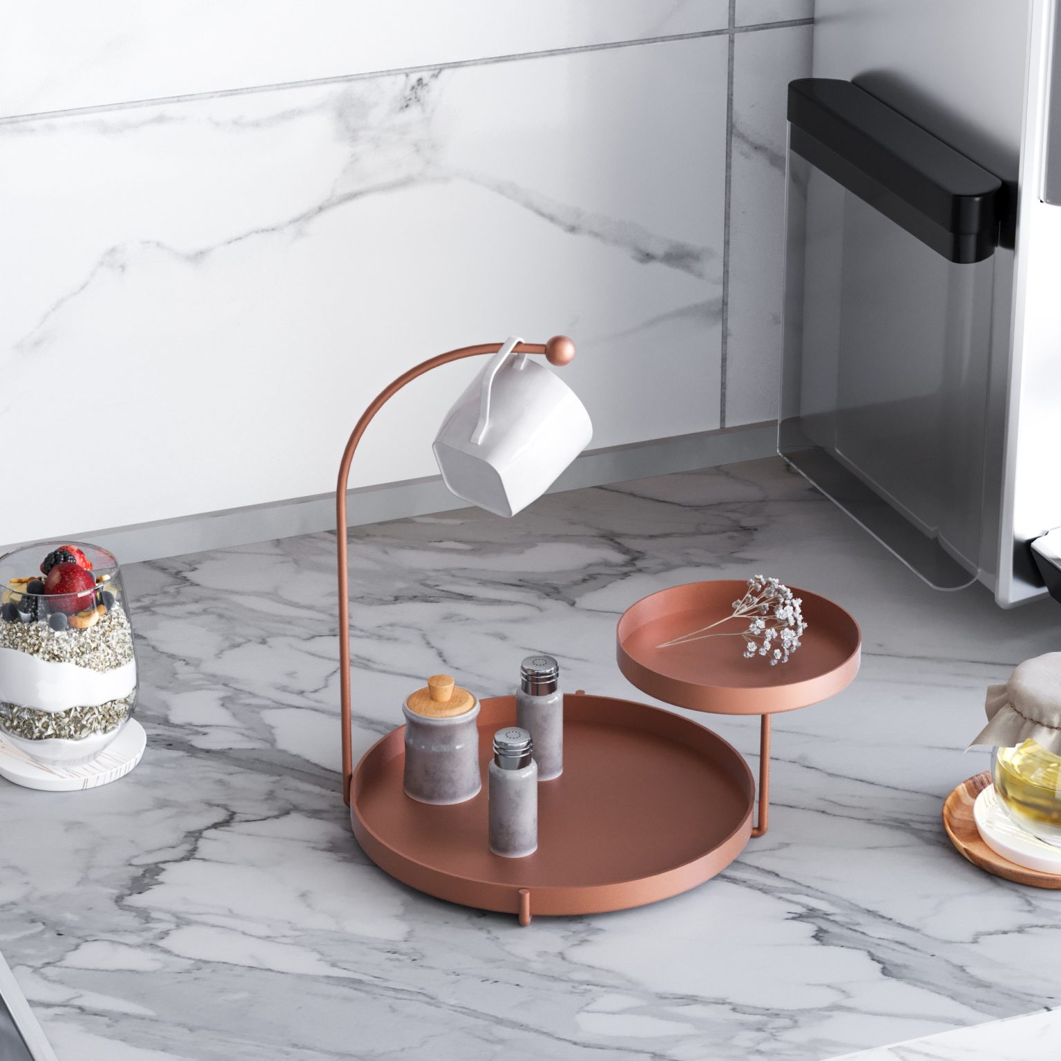 Knıdos-A - Copper – Декоративен метален додаток - Image 2