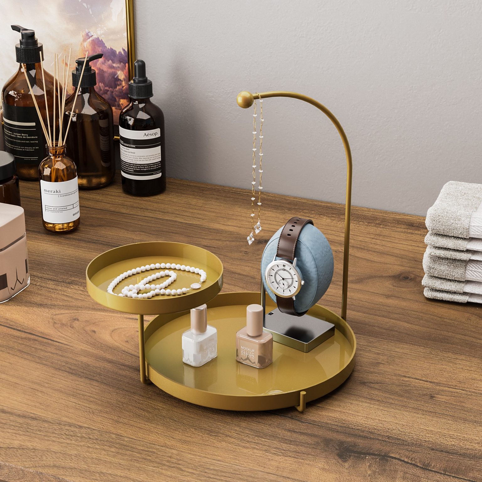 Knıdos-B - Gold – Декоративен метален додаток - Image 4