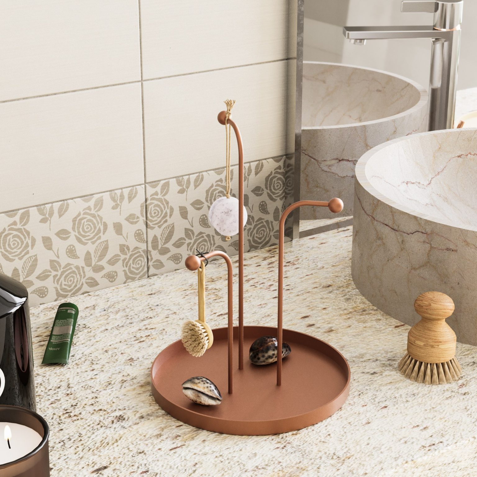 Leros-A - Copper – Декоративен метален додаток - Image 2