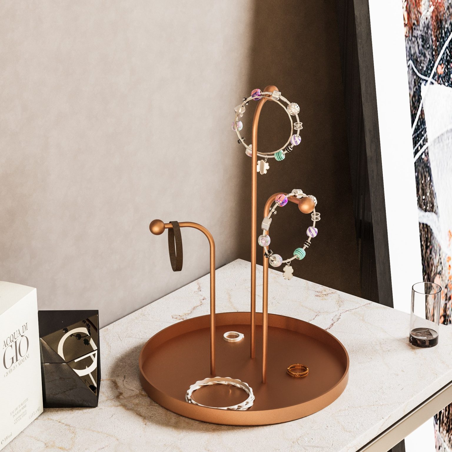 Leros-A - Copper – Декоративен метален додаток - Image 4