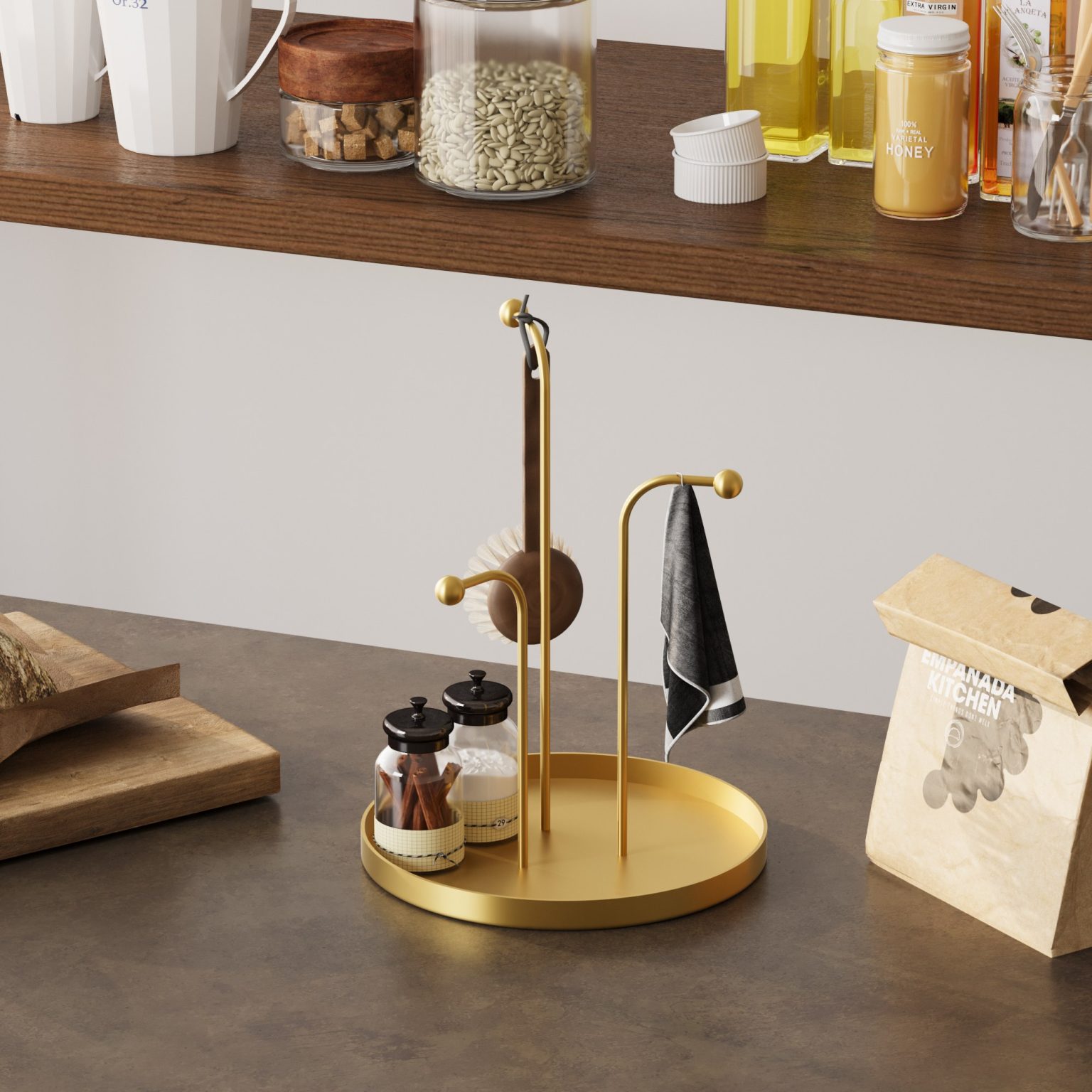 Leros-B - Gold – Декоративен метален додаток - Image 2