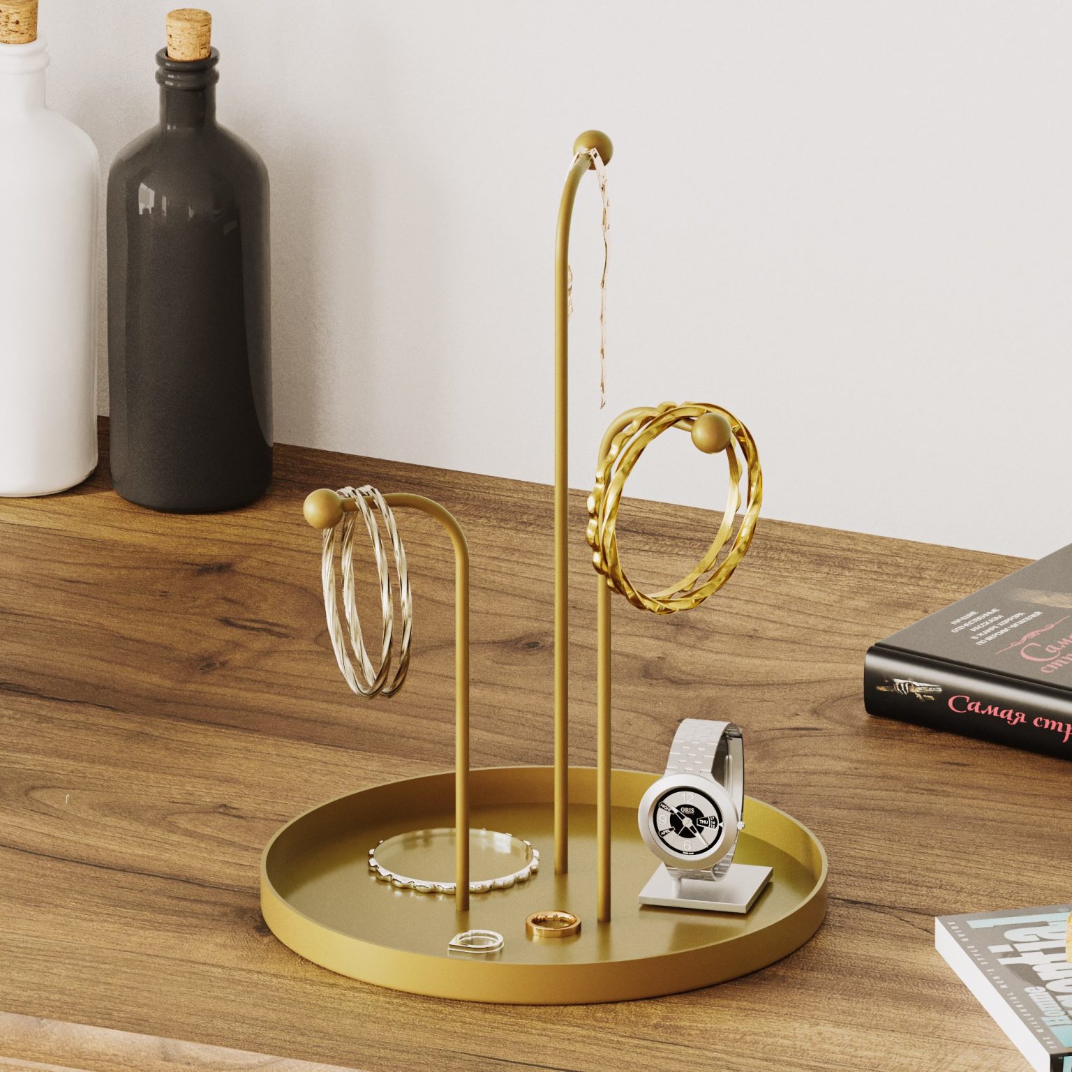 Leros-B - Gold – Декоративен метален додаток - Image 4