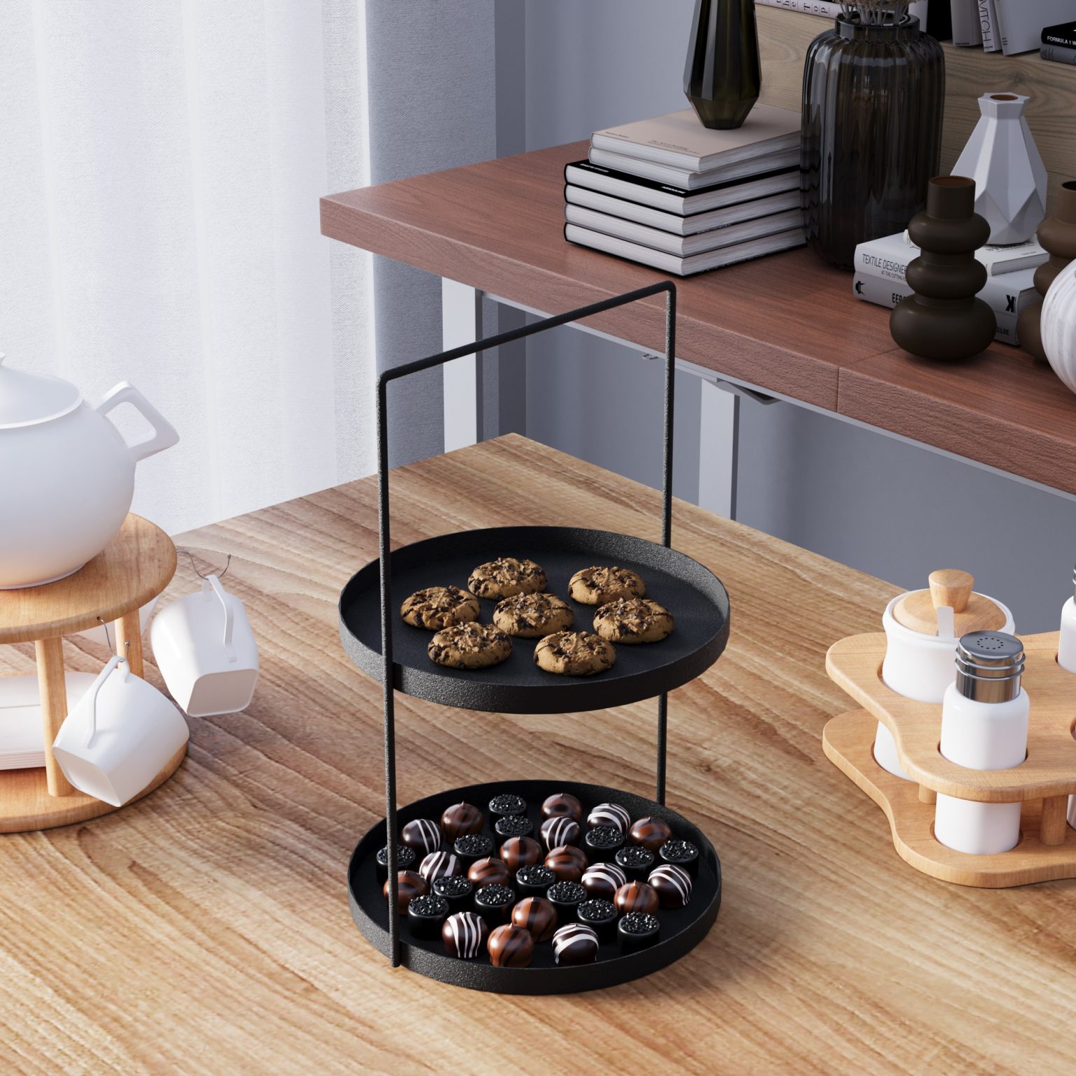 Tılos - Black – Декоративен метален додаток - Image 2