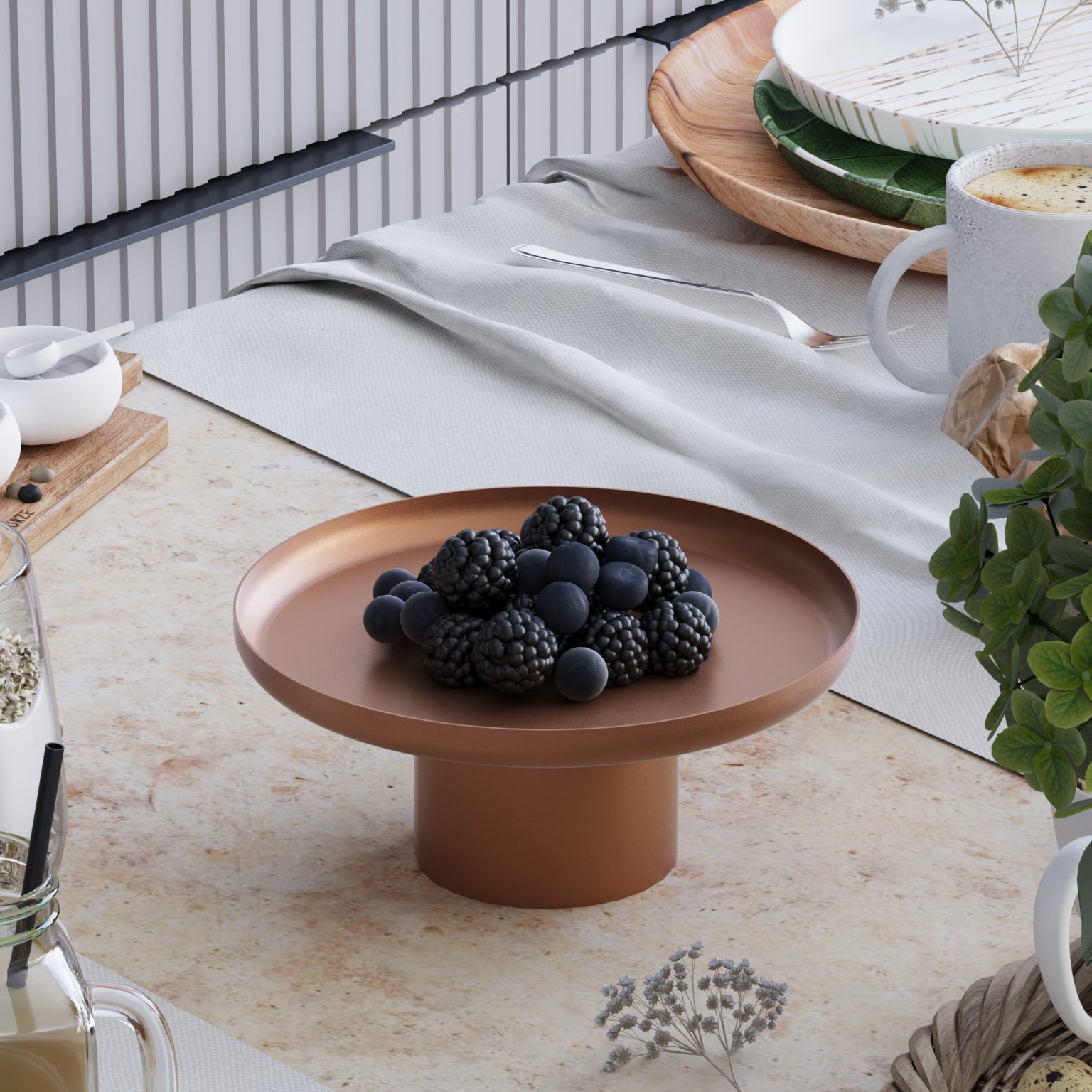 Nısıros-A - Copper – Декоративен метален додаток - Image 3