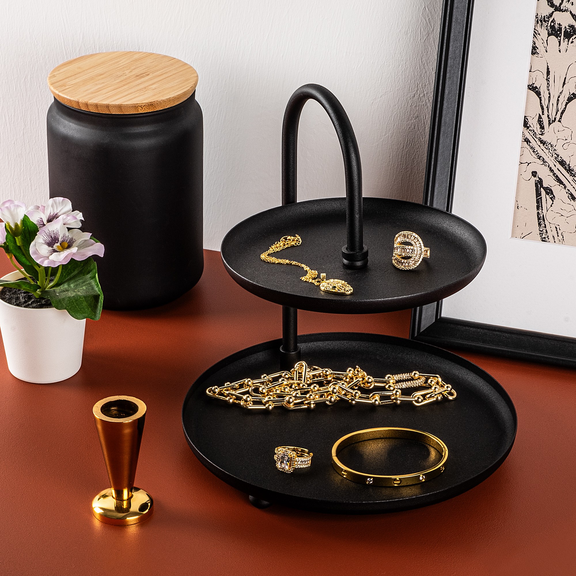 247HFM112720-201.jpg Kormen - Black – Декоративен метален додаток - Image 1