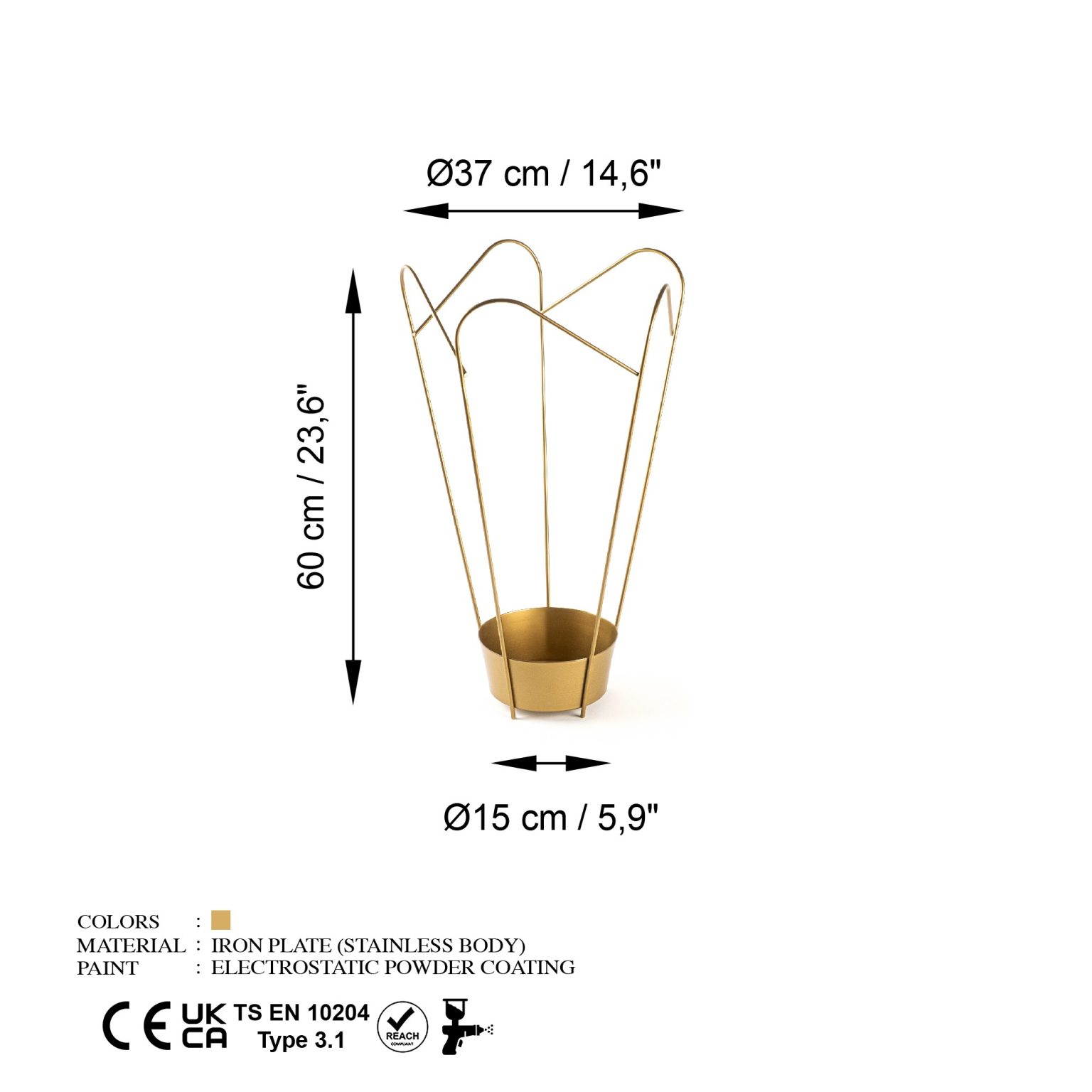 GED-016-A – Декоративен метален додаток - Image 6