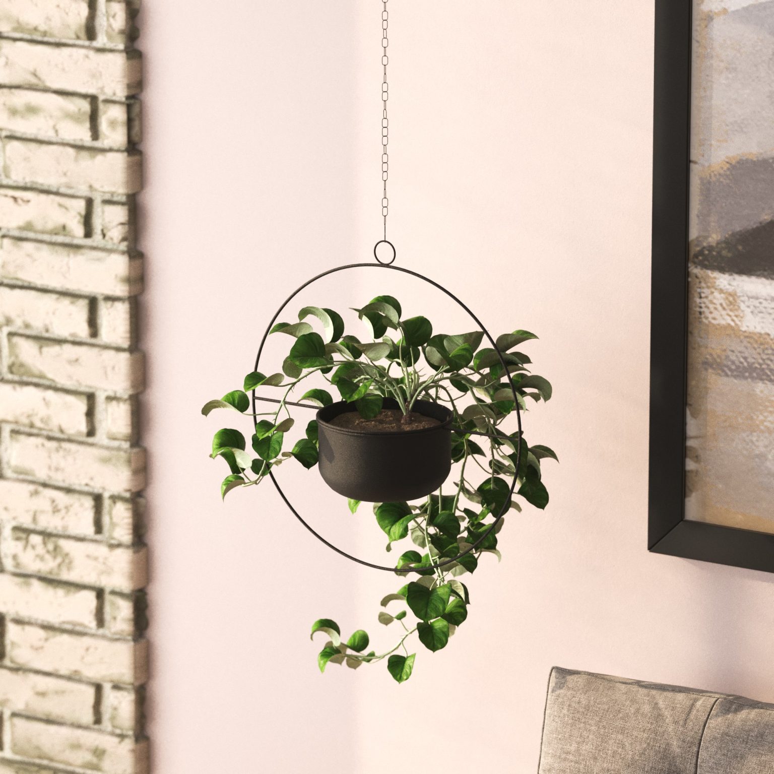 Payanda - Black – Декоративна саксија - Image 2