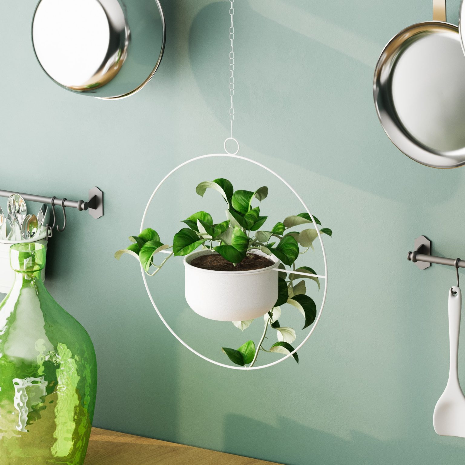 Payanda - White – Декоративна саксија - Image 3