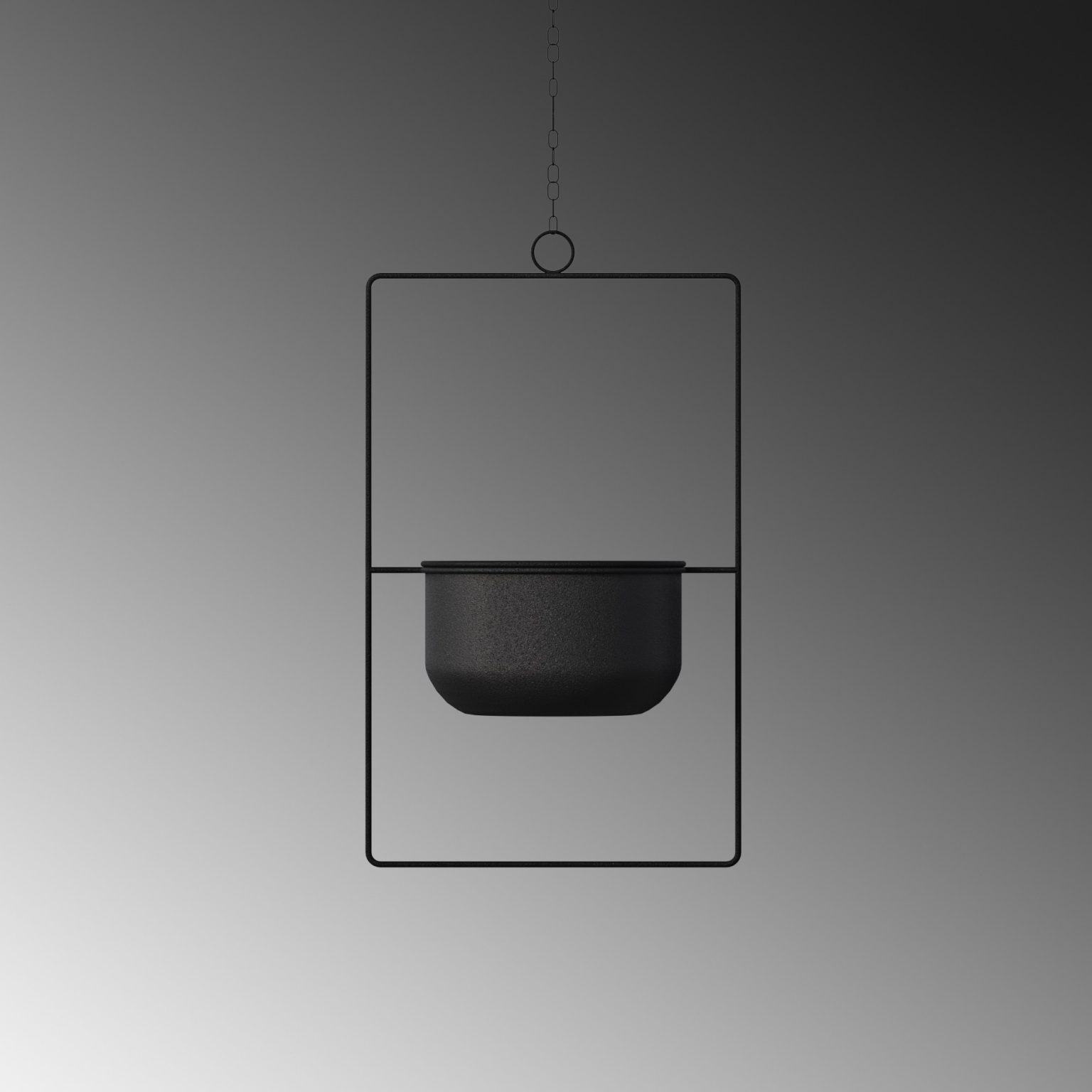 Parapet - Black – Декоративна саксија - Image 6