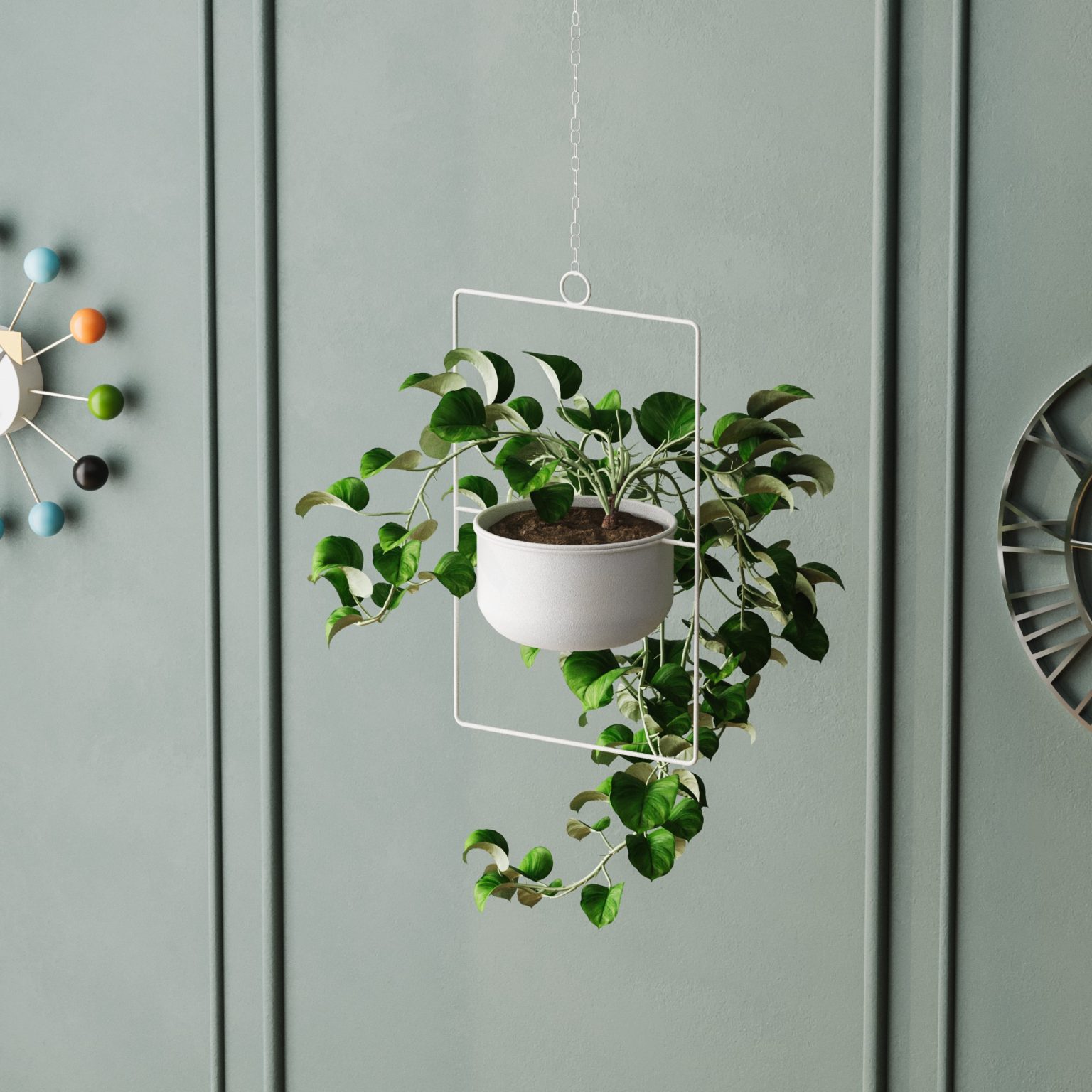 Parapet - White – Декоративна саксија - Image 2