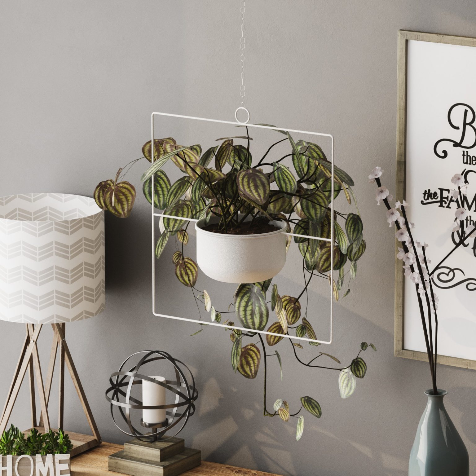 Pandantif - White – Декоративна саксија - Image 2