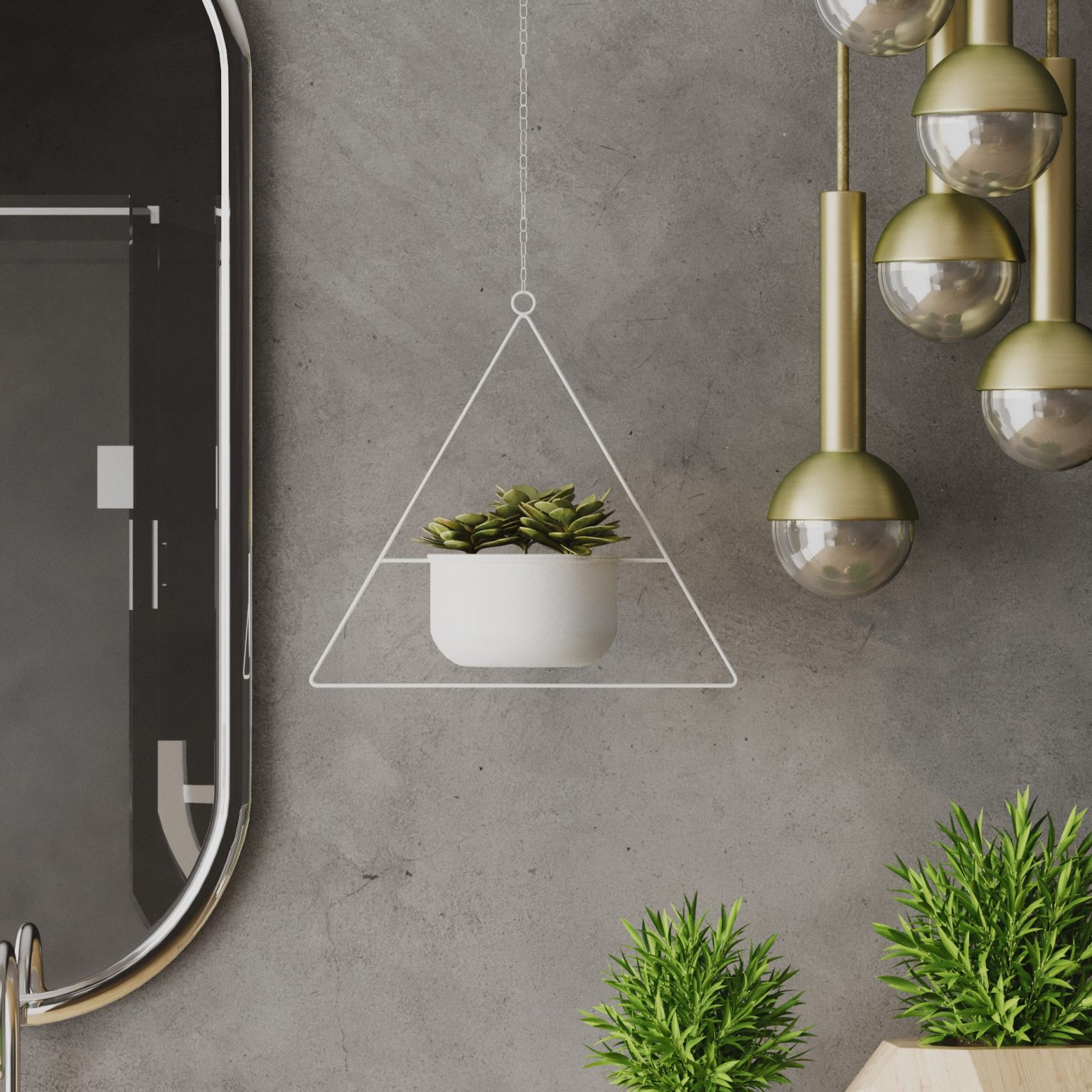 Harpusta - White – Декоративна саксија - Image 3