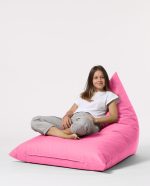 Pyramid Big Bed Pouf - Pink – Lazy Bag