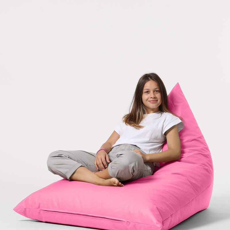 Pyramid Big Bed Pouf - Pink – Lazy Bag