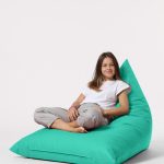 Pyramid Big Bed Pouf - Turquoise – Lazy Bag