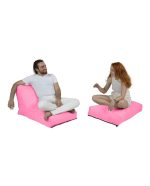Siesta Sofa Bed Pouf - Pink – Lazy Bag