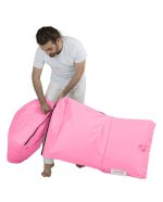Siesta Sofa Bed Pouf - Pink – Lazy Bag - Image 2