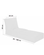 Siesta Sofa Bed Pouf - Pink – Lazy Bag - Image 6