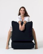 Siesta Sofa Bed Pouf - Black – Lazy Bag - Image 18