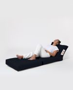 Siesta Sofa Bed Pouf - Black – Lazy Bag - Image 5