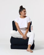 Siesta Sofa Bed Pouf - Black – Lazy Bag - Image 8