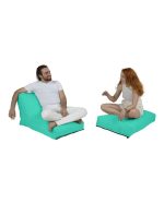 Siesta Sofa Bed Pouf - Turquoise – Lazy Bag - Image 5