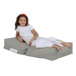 Kids Single Seat Pouffe - Fume – Lazy Bag - Image 3