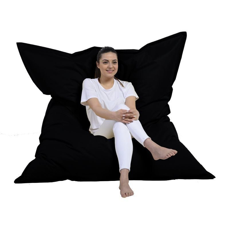 Giant Cushion 140x180 - Black – Lazy Bag
