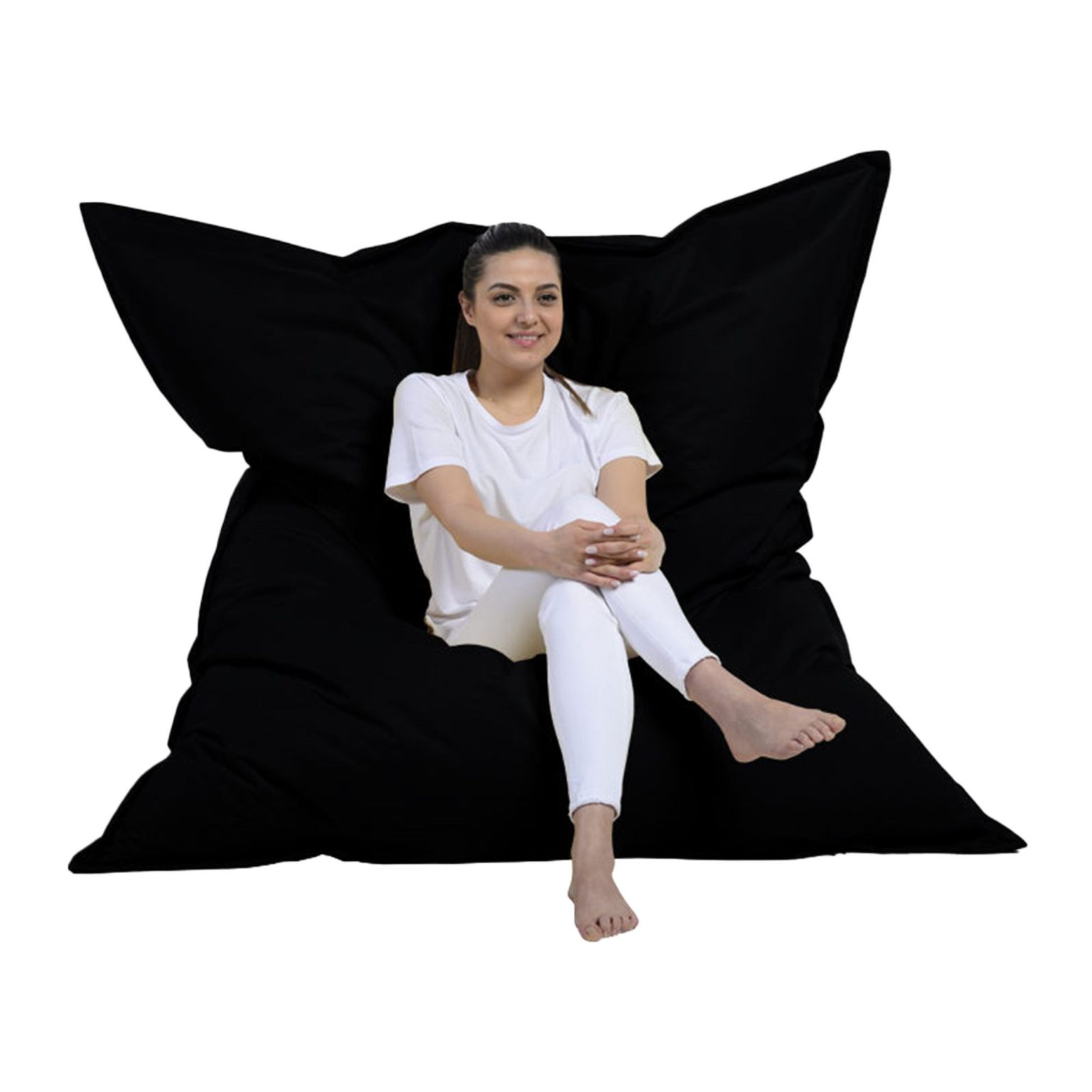 Giant Cushion 140x180 - Black – Lazy Bag - Image 3