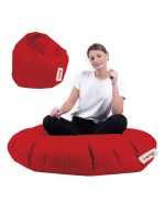 Iyzi 100 Cushion Pouf - Red – Lazy Bag