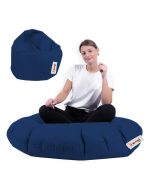 Iyzi 100 Cushion Pouf - Dark Blue – Lazy Bag