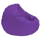 Iyzi 100 Cushion Pouf - Purple – Lazy Bag - Image 2
