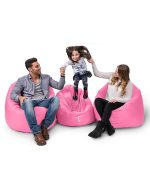 Iyzi 100 Cushion Pouf - Pink – Lazy Bag - Image 5