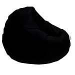 Iyzi 100 Cushion Pouf - Black – Lazy Bag - Image 2