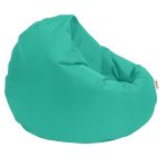 Iyzi 100 Cushion Pouf - Turquoise – Lazy Bag - Image 2