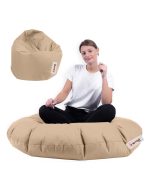 Iyzi 100 Cushion Pouf - Mink – Lazy Bag