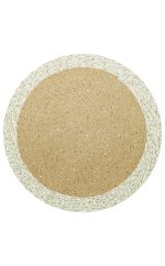 Ptn 02 - Natural, White – Тепих (90 x 90) - Image 2