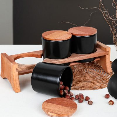 ST – Сет керамички кутии за складирање (3 парчиња)