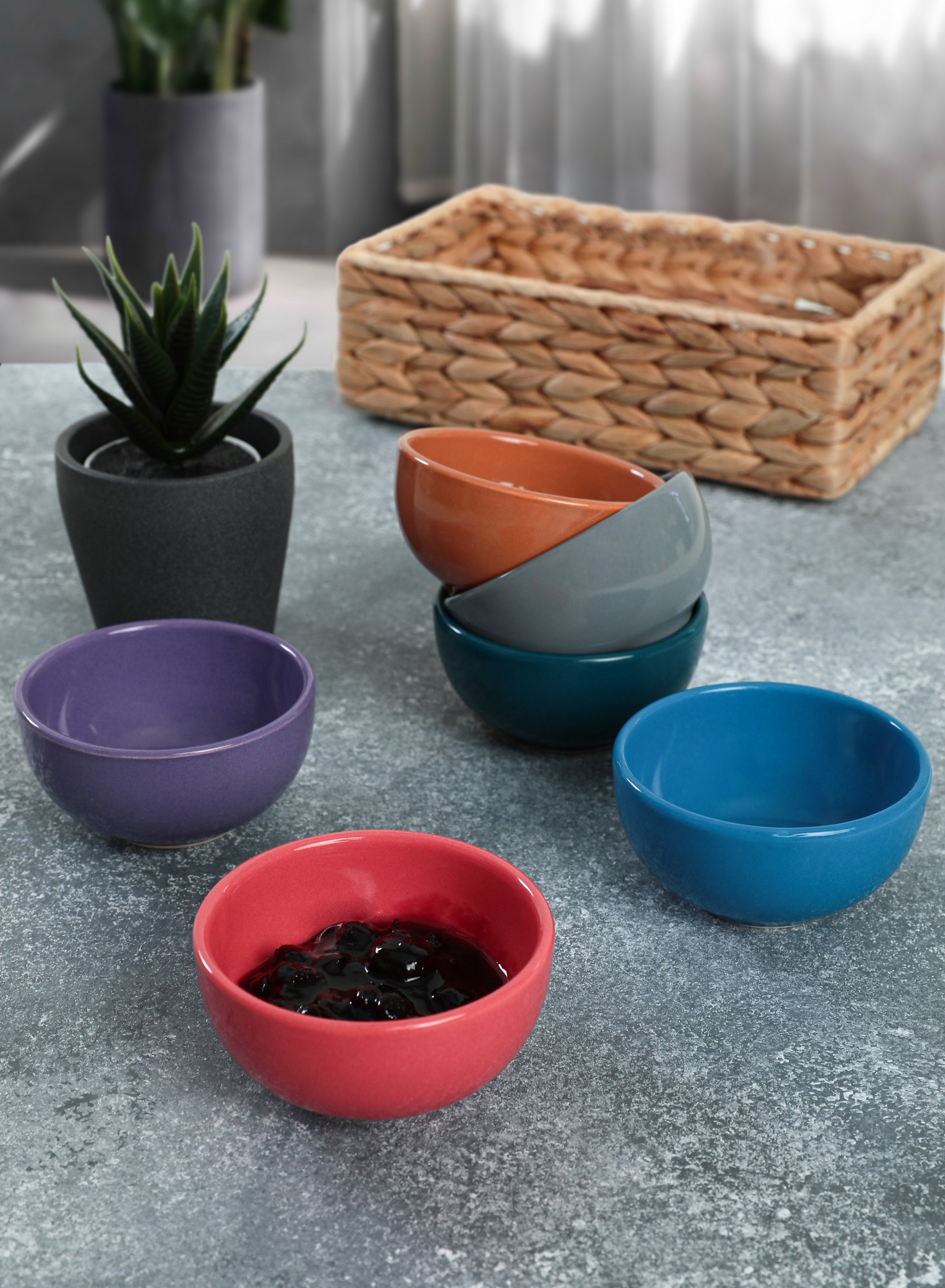 275KRM180320-201.jpg X0001356400000000000000000 – Сет од керамички чинии (6 парчиња) - Image 1