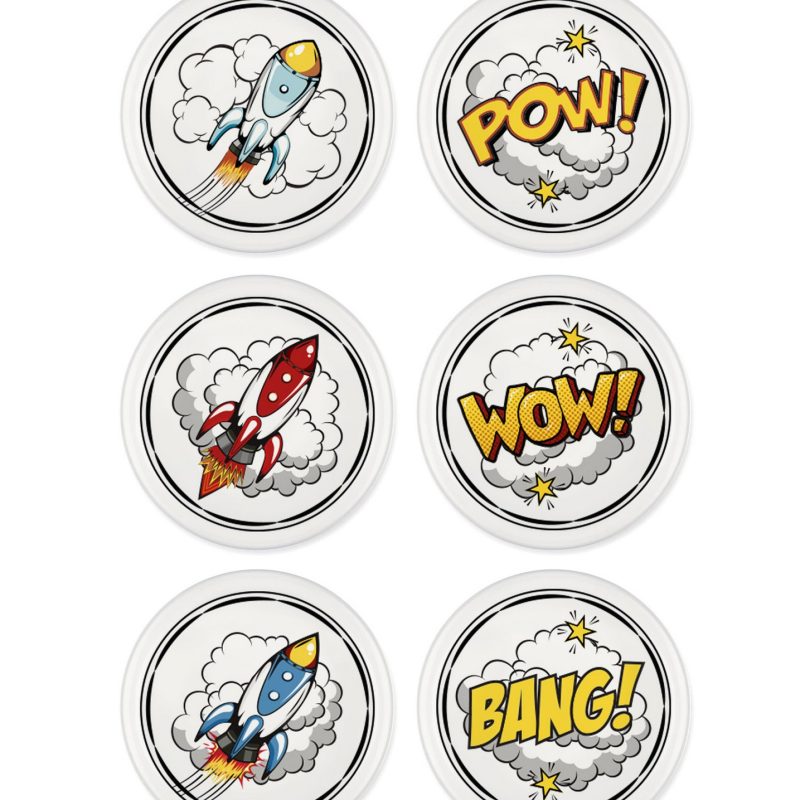 POP053 – Комплет чинии за предјадење (6 парчиња)