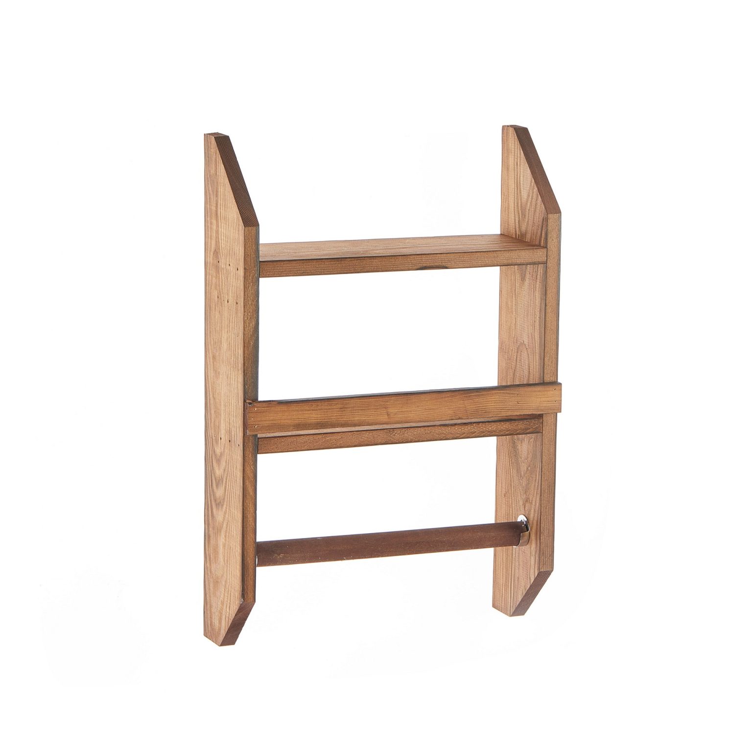 Spice Rack & Towel Hanger – Дрвена полица - Image 3