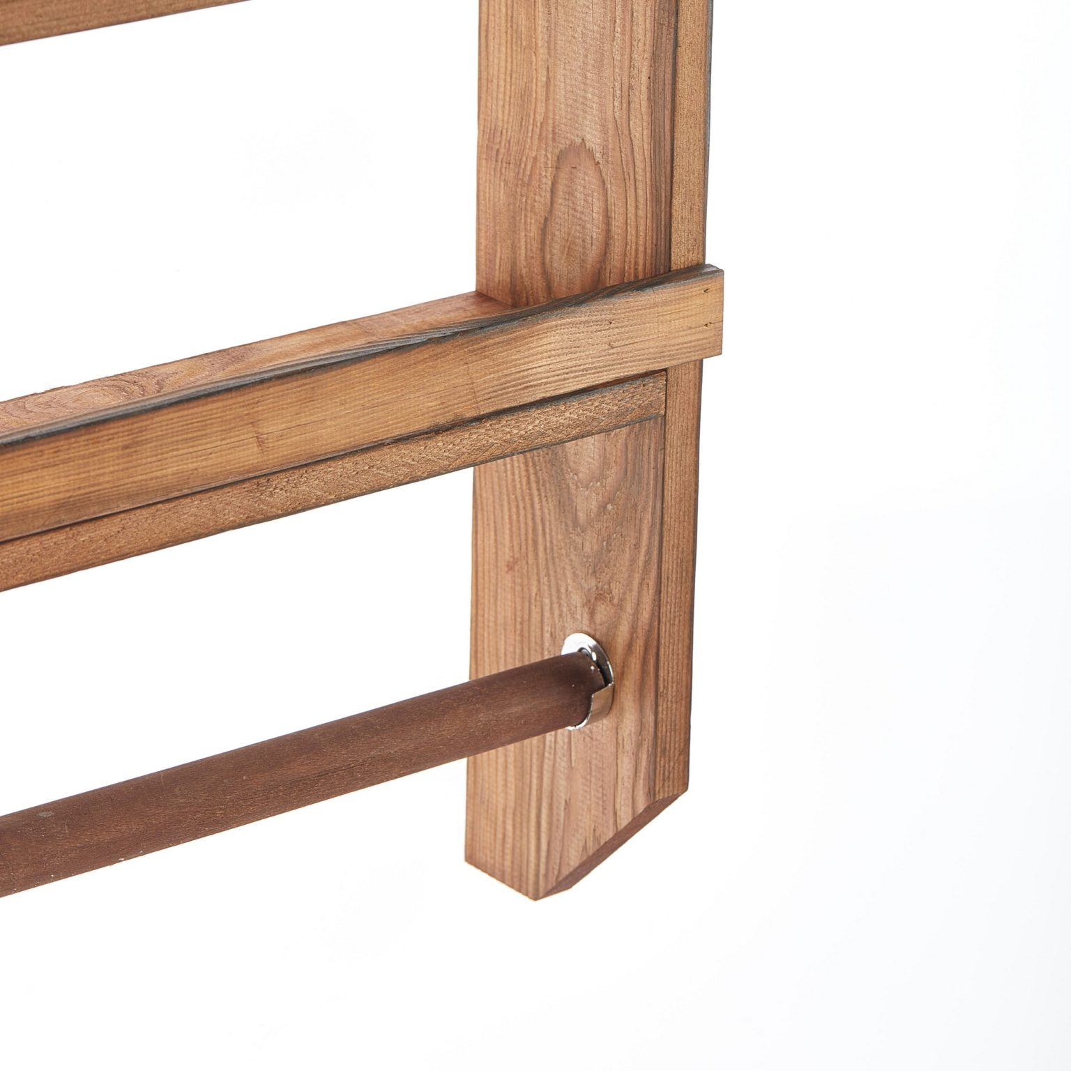 Spice Rack & Towel Hanger – Дрвена полица - Image 5