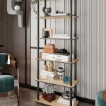 Bookcase 6 Rect - Oak – Полица за книги