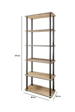 Bookcase 6 Rect - Oak – Полица за книги - Image 5