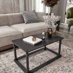 Hole Rect - Black – Маса за кафе