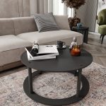 Hole Round - Black – Маса за кафе