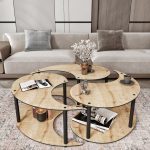 Yin Yang 3 70 - Oak – Комплет масичка за кафе